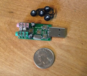 Dismantled Sabrent Sound Adapter