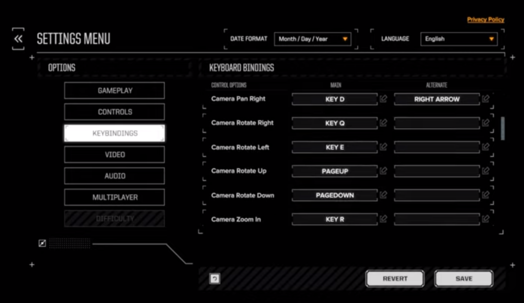 replace this with a new one
screen shot of battletech settings menu